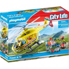 Playmobil City Life - Reddingshelicopter 71203