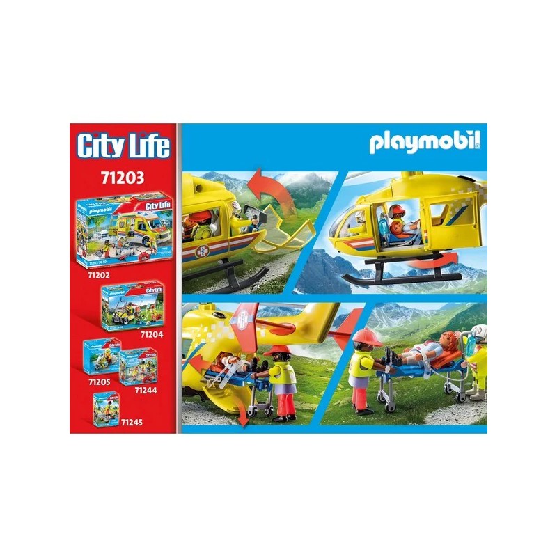 Playmobil City Life - Reddingshelicopter 71203