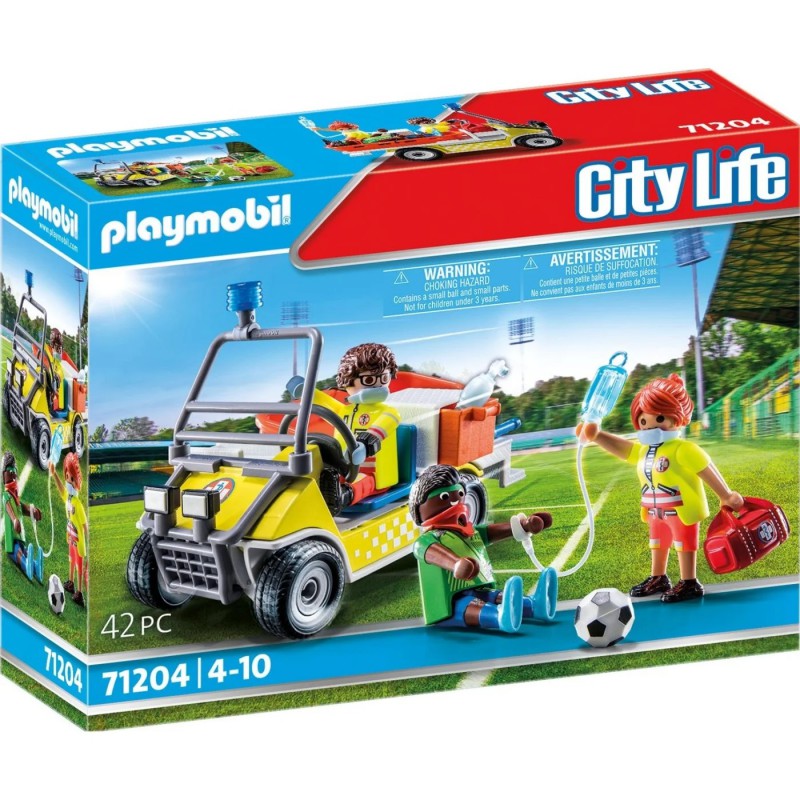 Prime Milieuvriendelijk Groene achtergrond Playmobil City Life - Reddingswagen 71204