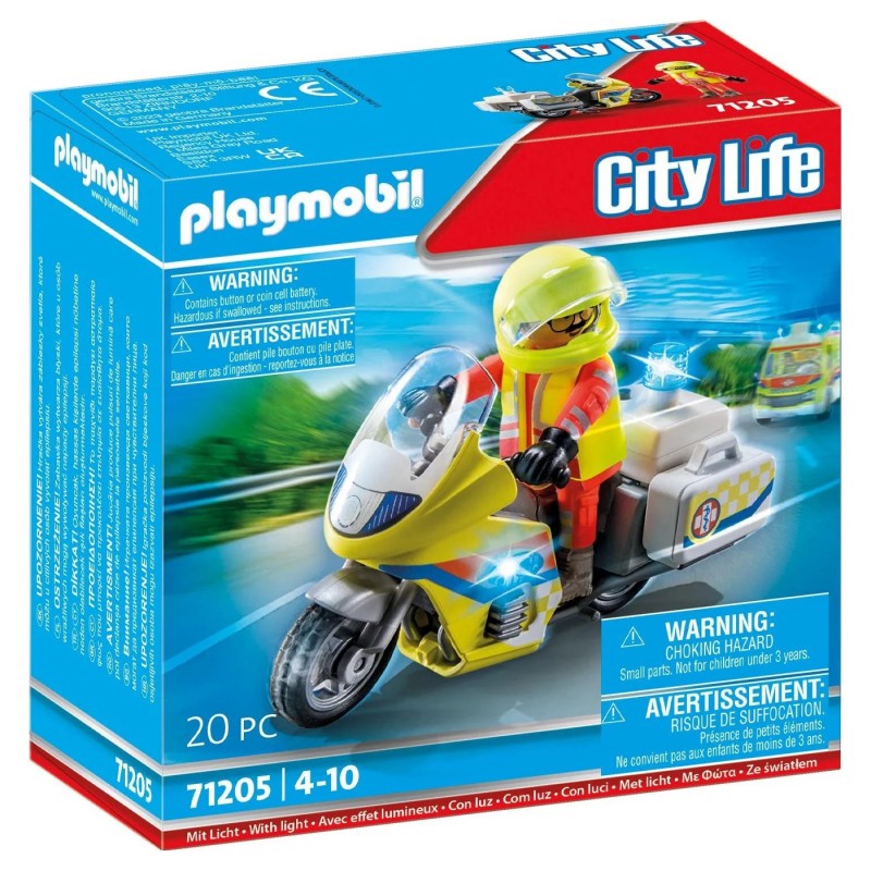 Playmobil City Life - Noodmotor met zwaailicht 71205