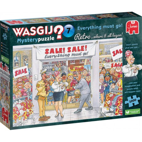 Wasgij Retro Mystery 7, Uitverkoop! (1000) Wasgij Retro Mystery 7, Uitverkoop! (1000)