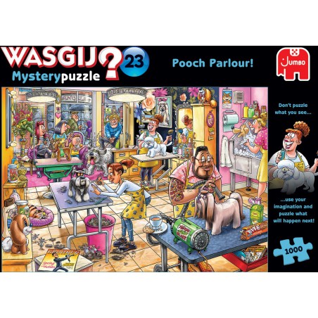 Wasgij  Mystery 23, Hondentrimsalon1000stukjes puzzel