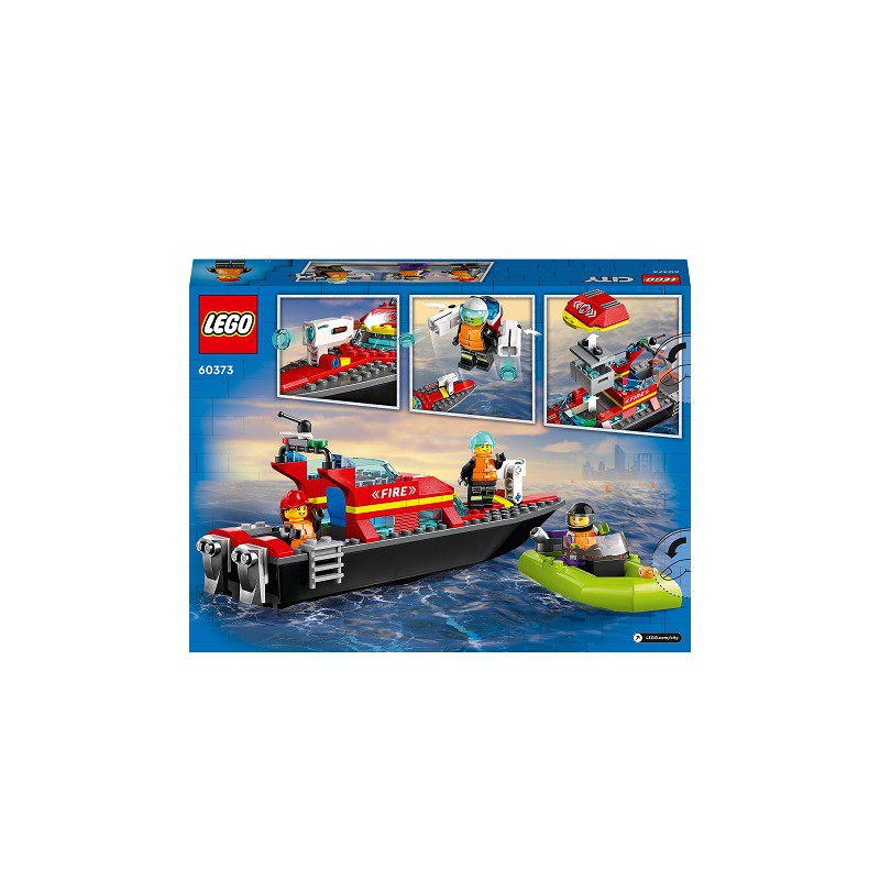 LEGO City 60373 Reddingsboot brand