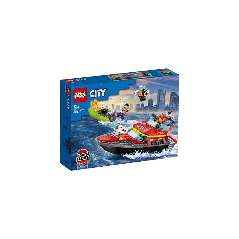 LEGO City 60373 Reddingsboot brand