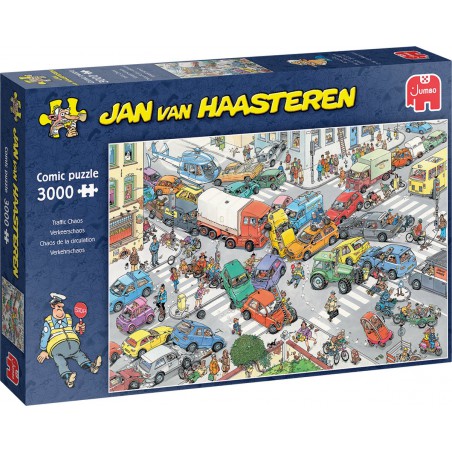 Jan van Haasteren Verkeerschaos 3000stukjes