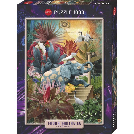 Elephantaisy Fauna  Heye puzzel 1000 stukjes