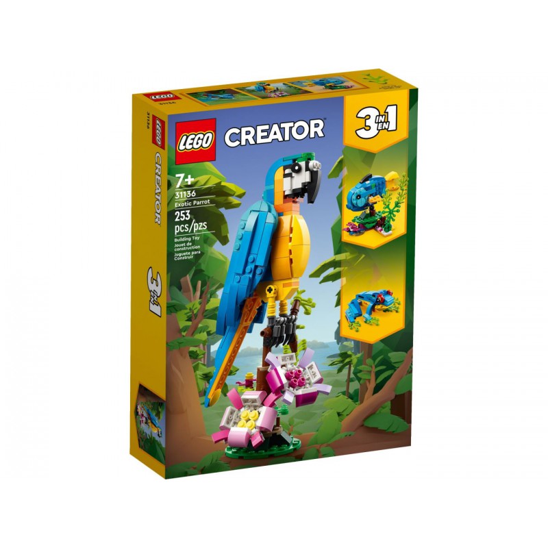 LEGO CREATOR - 31136 Exotische papegaai