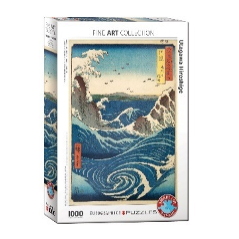 Nurato Whirlpool - Utagawa Hiroshige  1000stukjes, eurographics puzzel