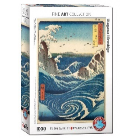 Nurato Whirlpool - Utagawa Hiroshige  1000stukjes, eurographics puzzel