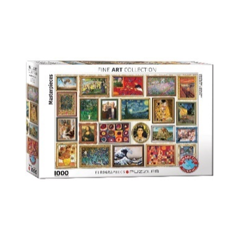 Masterpieces 1000stukjes, eurographics puzzel,