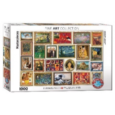 Masterpieces 1000stukjes, eurographics puzzel,