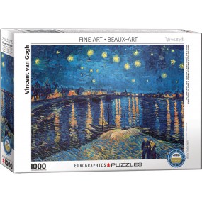 The Starry Night Over The Rhone - Vincent van Gogh 1000stukjes, eurographics puzzel,