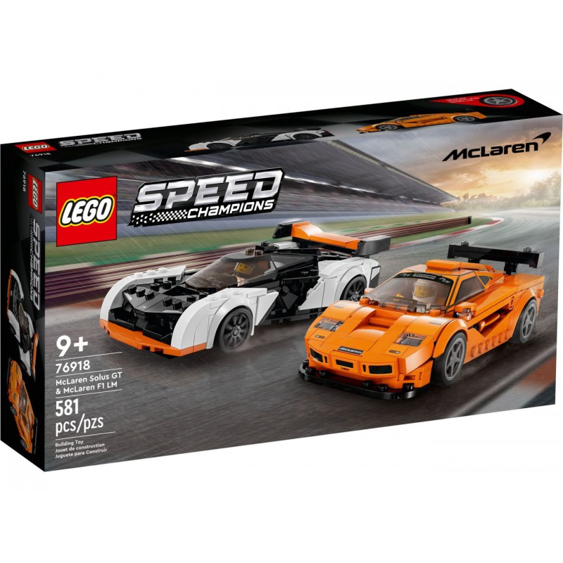 LEGO Speed Champions - 76918 - McLaren Solus GT & McLaren F1 LM