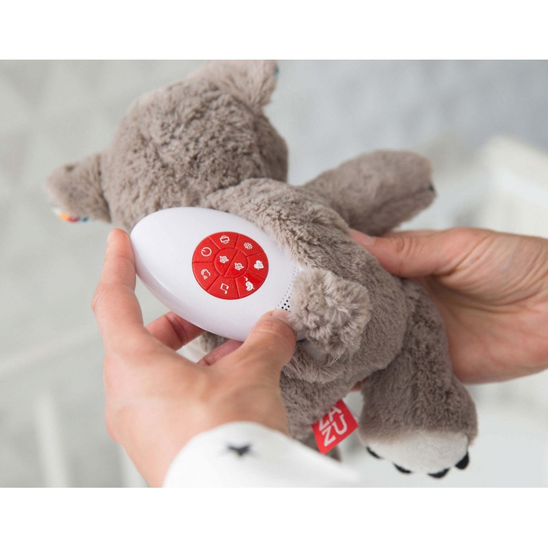 Zazu baby sleep soother heartbeat grey