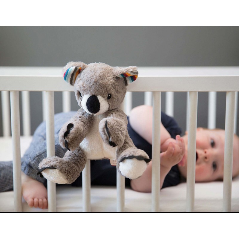 Zazu baby sleep soother heartbeat grey