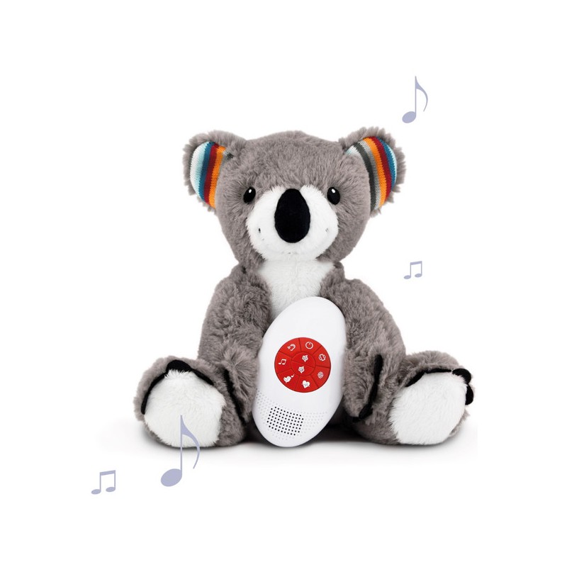 Zazu baby sleep soother heartbeat grey