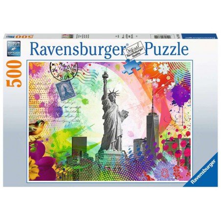 Kaart uit New York  500 stukjes puzzel  Ravensburger