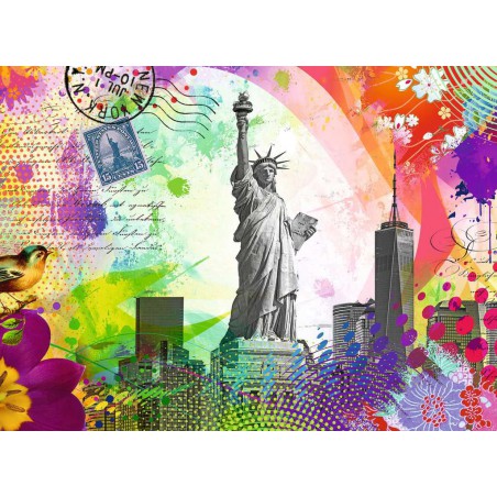 Kaart uit New York  500 stukjes puzzel  Ravensburger