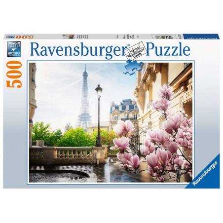 Lente in Parijs 500 stukjes puzzel  Ravensburger