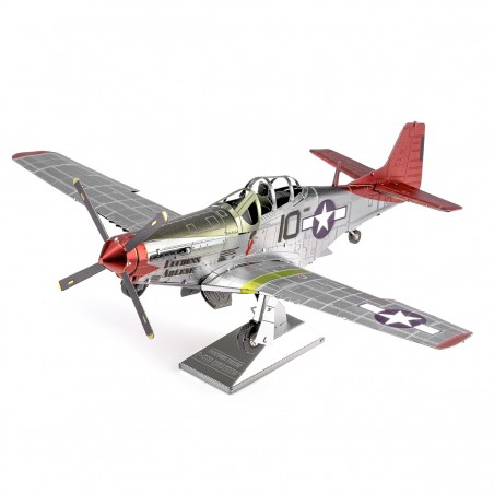 Tuskegee Airmen P-51D Mustang, Premium Series, Metal earth