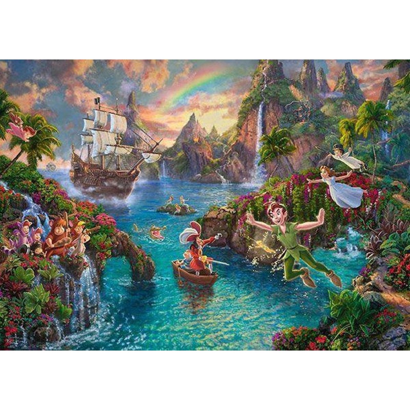 Disney Peter Pan, 1000 stukjes Thomas Kinkade Schmidt
