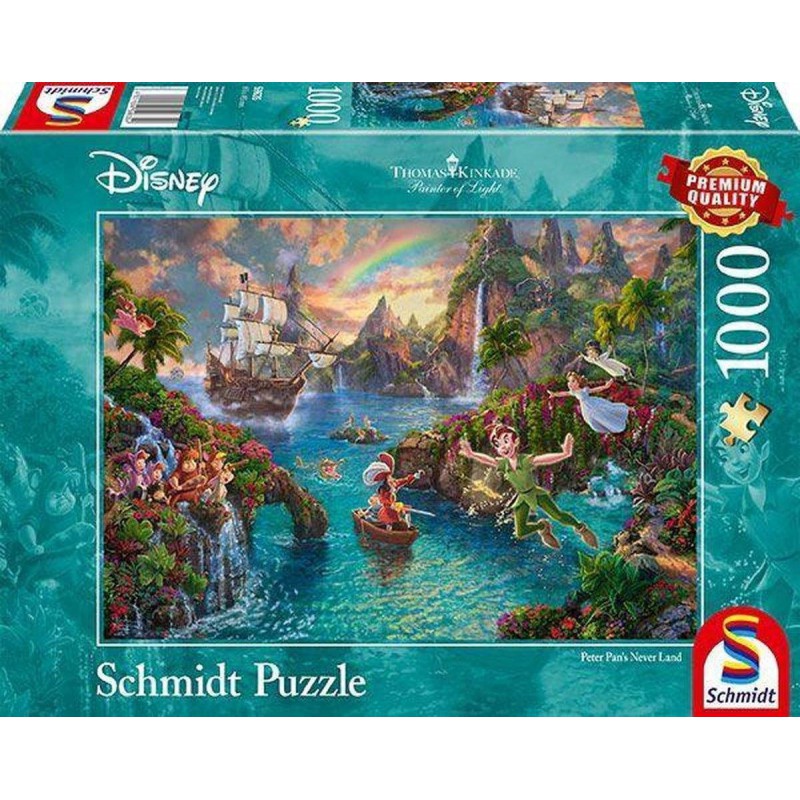 Disney Peter Pan, 1000 stukjes Thomas Kinkade Schmidt