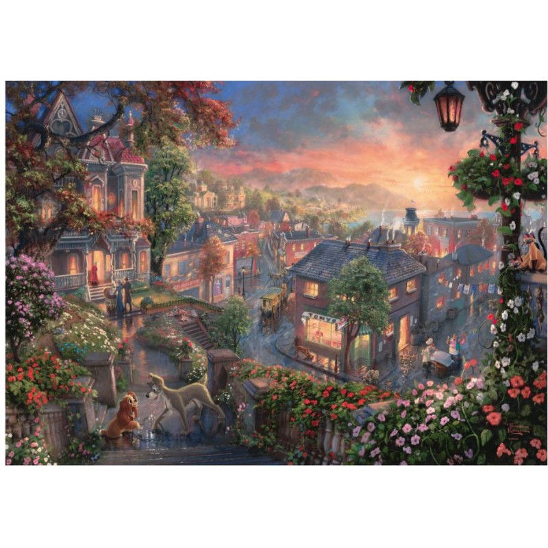 Disney Lady and the Tramp 1000 stukjes Schmidt