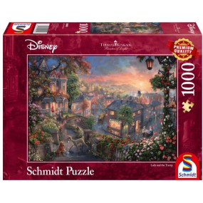 Disney Lady and the Tramp 1000 stukjes Schmidt