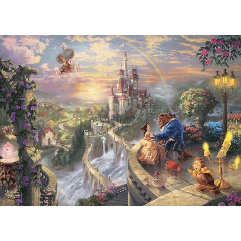 Disney Beauty and Beast 500 stukjes in luxe blik Schmidt