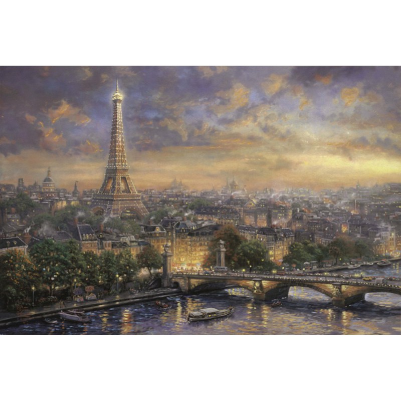 Paris city of love Thomas Kinkade 1000 stukjes Schmidt
