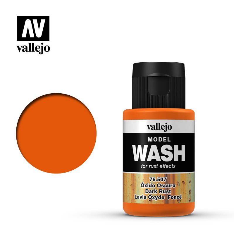 Vallejo, Model Wash Dark Rust - 35ml - 76507