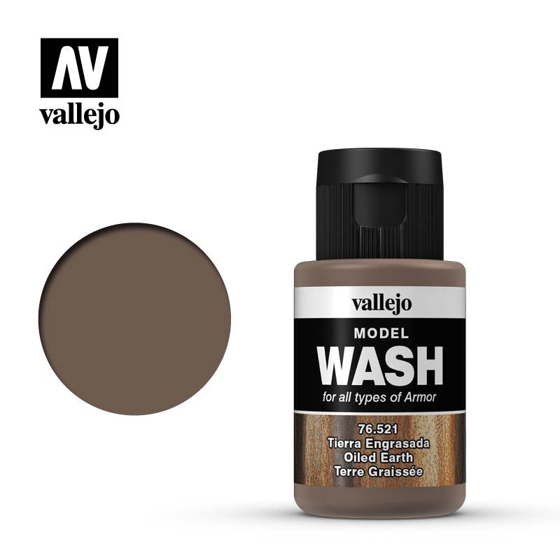 Vallejo, Model Wash Oiled Earth - 35ml - 76521