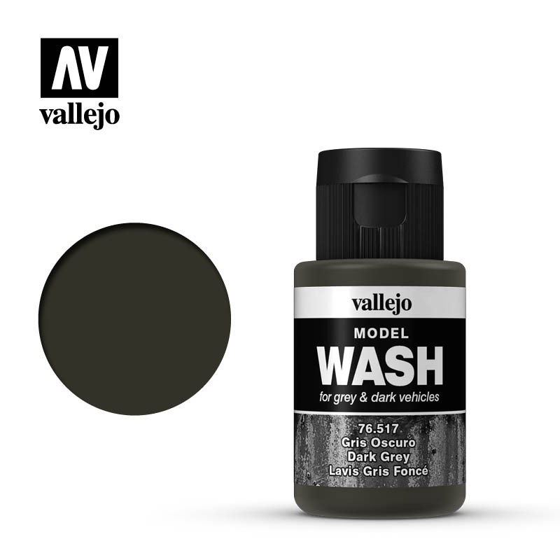 Vallejo, Model Wash Dark Grey - 35ml - 76517