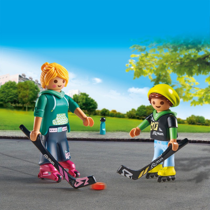 Playmobil, 71209 DuoPack Inline-hockey