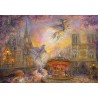 Magical Merry Go Round kunstenaar Josephine Wall Grafika puzzel (1000)