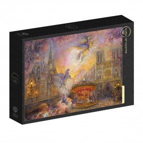 Magical Merry Go Round kunstenaar Josephine Wall Grafika puzzel (1000)