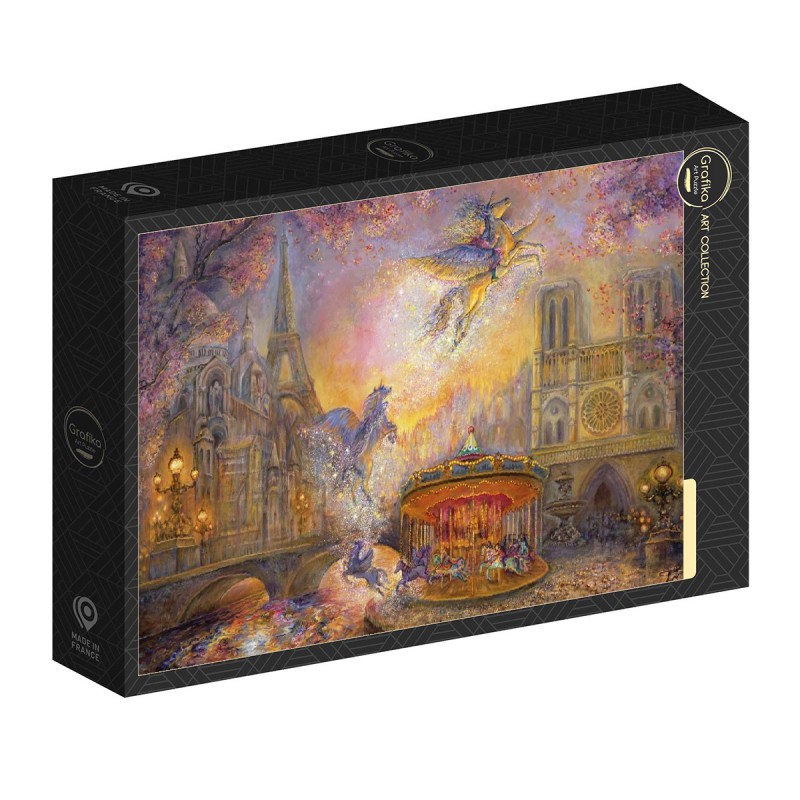 Magical Merry Go Round kunstenaar Josephine Wall Grafika puzzel (1000)