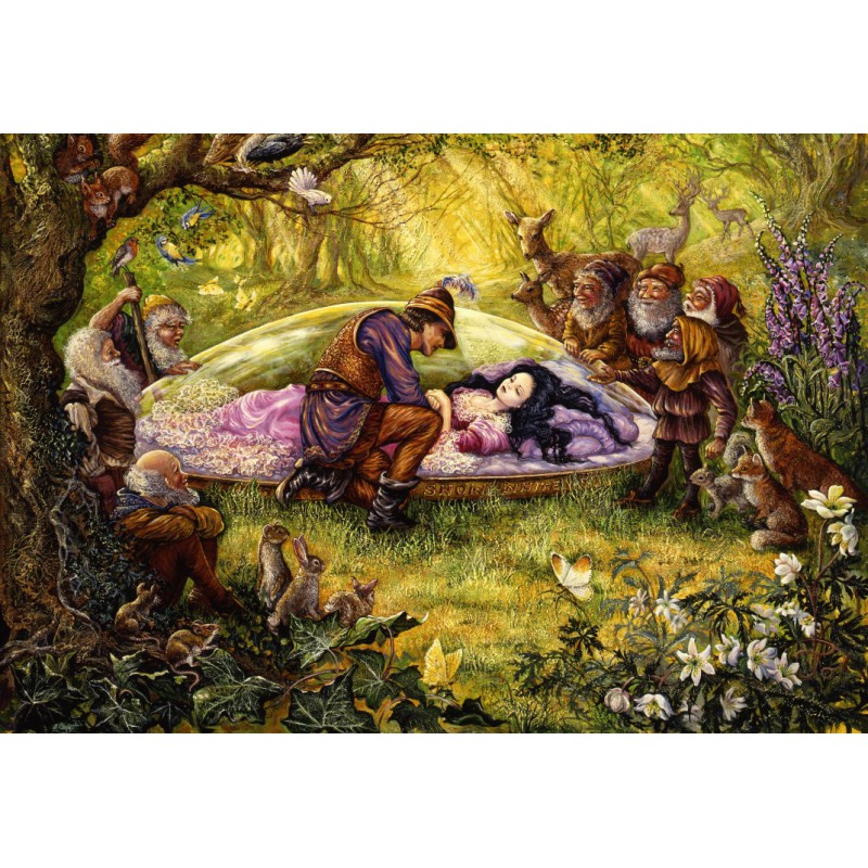 Snow White kunstenaar Josephine Wall Grafika puzzel (1000)