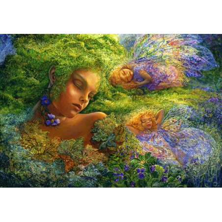 Moss Maiden kunstenaar Josephine Wall  Grafika puzzel (1000)