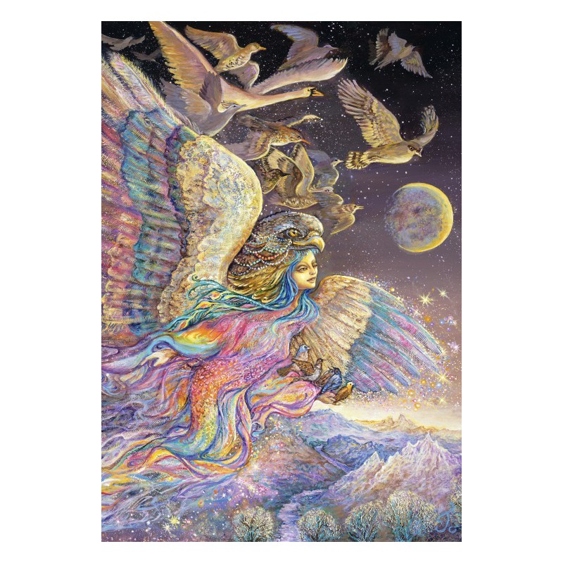 Ariel's Flight kunstenaar Josephine Wall Grafika puzzel (1000)