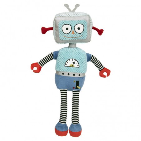 Wilberry Robots: Robot licht blauw Knuffel