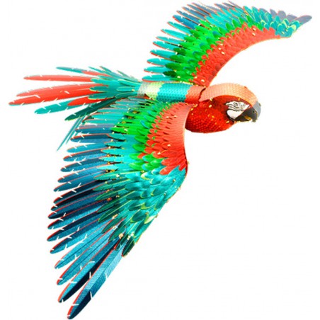 Parrot, Jubilee Macaw, Premium Series, Metal earth