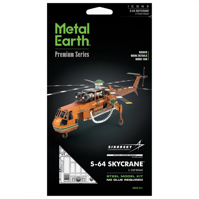 Sikorski S-64 Skycrane, Premium Series, Metal earth