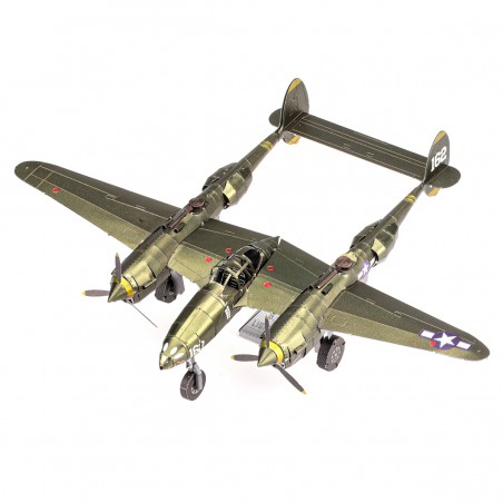 Lockheed P-38 Lightning, Premium Series, Metal Earth