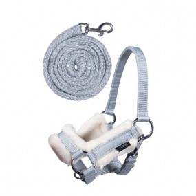 HKM Sports - Halster met koort, grijs