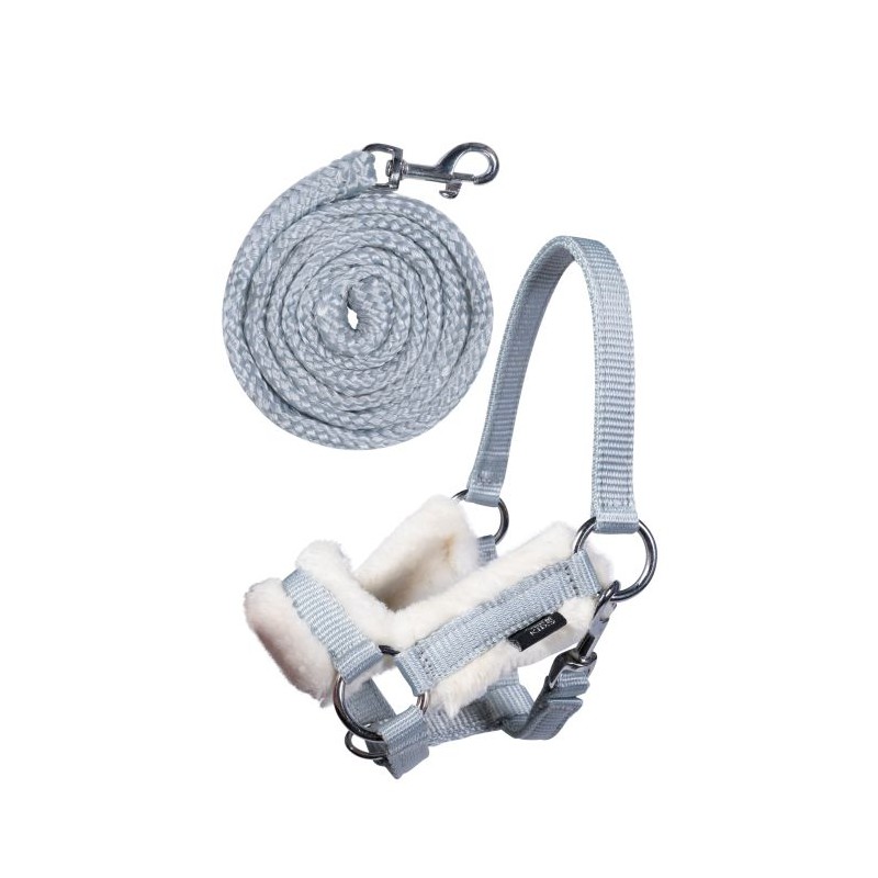 HKM Sports - Halster met koort, grijs