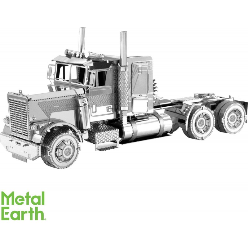 Freightliner Long Nose Truck, Metal Earth