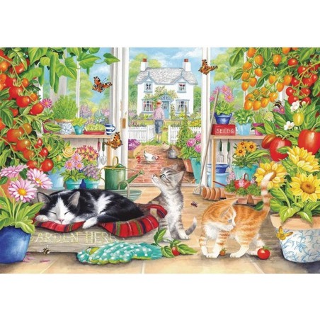 Greenhouse cats Otter House 1000 stukjes puzzel