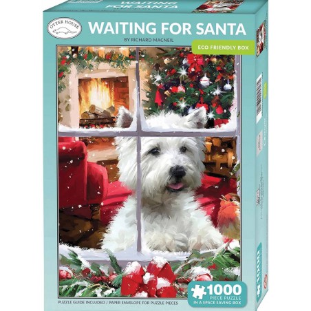 Waiting for Santa Otter House 1000 stukjes puzzel