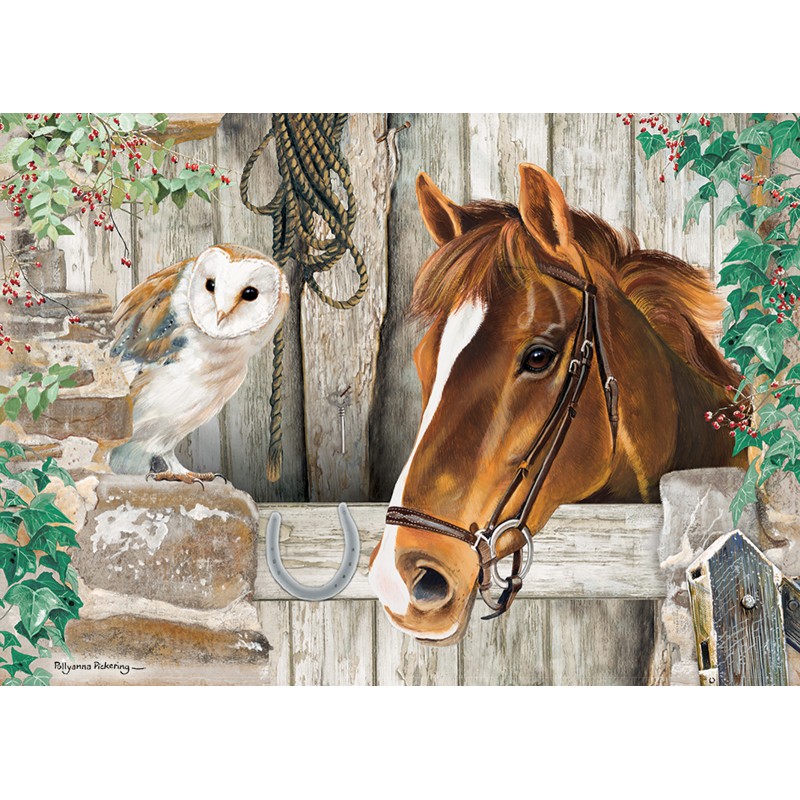 The stable door Otter House 1000 stukjes puzzel